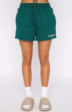 White Fox Boutique AU Clothing So Predictable Lounge Shorts Green