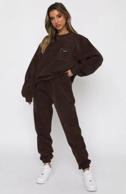 White Fox Boutique AU Clothing Book The Jet Cord Sweater Chocolate 11 White Fox Boutique AU Clothing Book The Jet Cord Sweater Chocolate