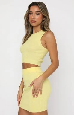 White Fox Boutique AU Till Sundown Crop Lemon Clothing 12 White Fox Boutique AU Till Sundown Crop Lemon Clothing