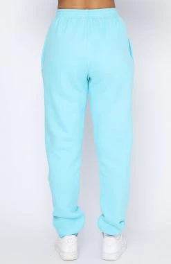 White Fox Boutique AU Clothing Do The Most Sweatpants Arctic Blue