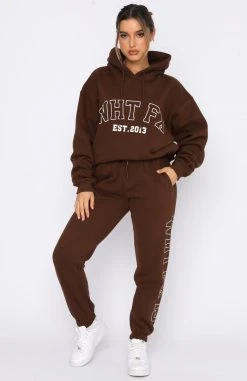 White Fox Boutique AU Play The Game Oversized Hoodie Chocolate 12 White Fox Boutique AU Play The Game Oversized Hoodie Chocolate