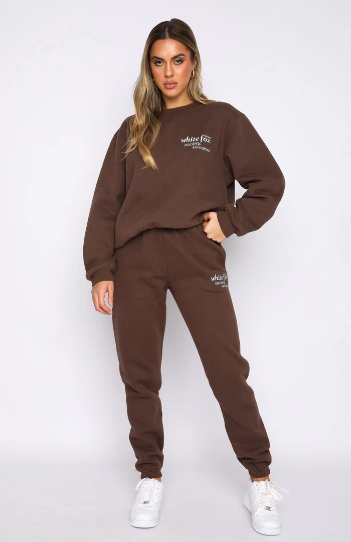 White Fox Boutique AU The Society Sweater Chocolate Sale 7 White Fox Boutique AU The Society Sweater Chocolate Sale