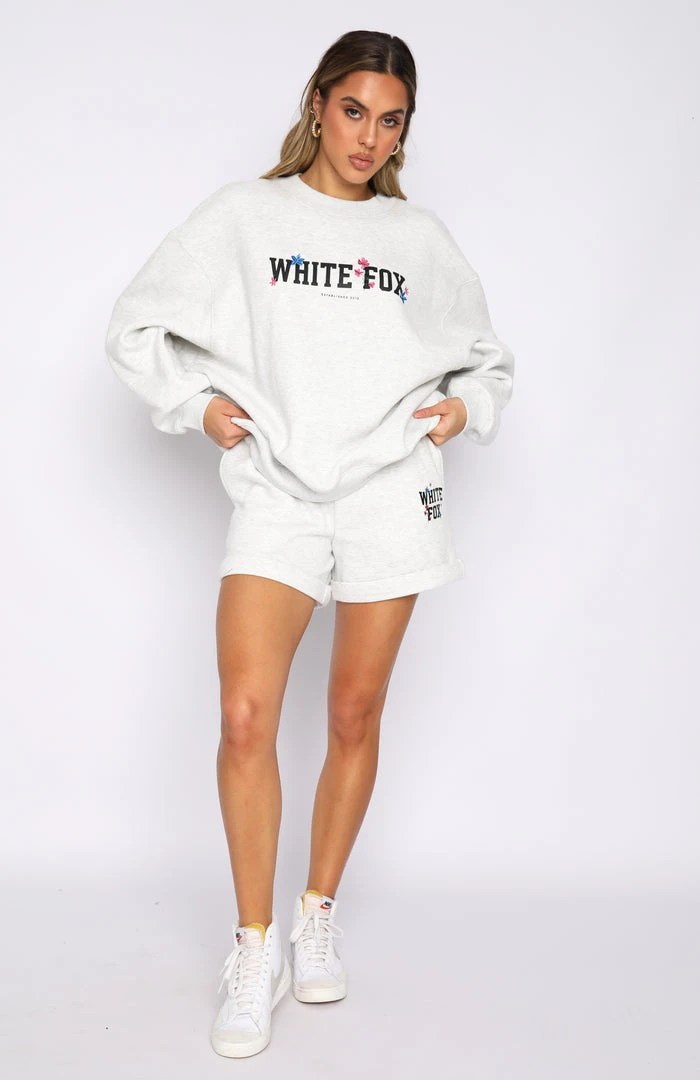 White Fox Boutique AU Clothing Found The One Lounge Shorts Grey Marle 7 White Fox Boutique AU Clothing Found The One Lounge Shorts Grey Marle