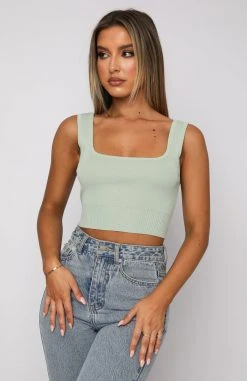 White Fox Boutique AU Need It All Crop Sage Clothing