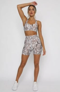 White Fox Boutique AU On The Regular Bike Shorts Zebra Restocked 17 White Fox Boutique AU On The Regular Bike Shorts Zebra Restocked
