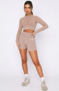 White Fox Boutique AU Long Distance Seamless Bike Shorts Mocha Marle Restocked 14 White Fox Boutique AU Long Distance Seamless Bike Shorts Mocha Marle Restocked