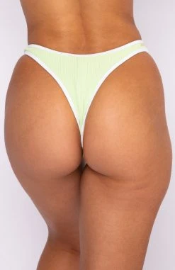 White Fox Boutique AU Swimwear Lost In Paradise Bottoms Matcha