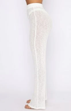 White Fox Boutique AU Never Too Late Pants White