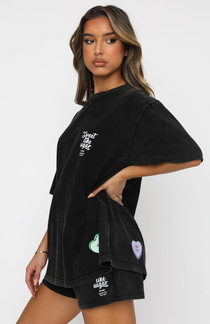 White Fox Boutique AU Bound My Love Tee Vintage Black 8 White Fox Boutique AU Bound My Love Tee Vintage Black