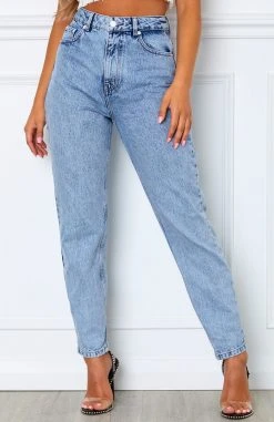 Whitefox Boutique Clothing Rock Your Body Boyfriend Jeans Mid Blue