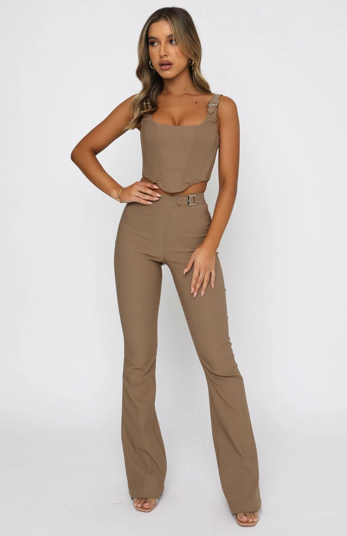 White Fox Boutique AU Satisfy Me Pants Mocha Clothing 7 White Fox Boutique AU Satisfy Me Pants Mocha Clothing