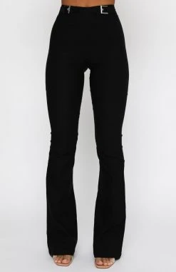 White Fox Boutique AU Satisfy Me Pants Black Clothing