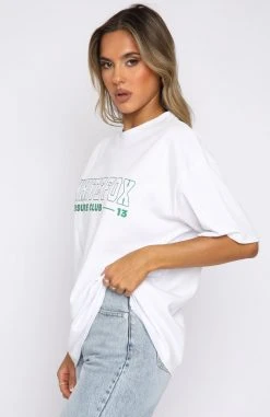 White Fox Boutique AU Clothing Check My Vibe Tee White