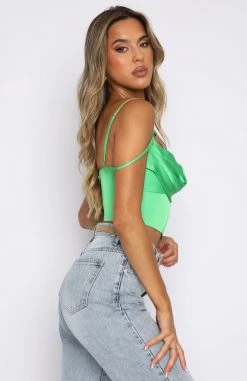 White Fox Boutique AU She Stands Out Bustier Green Clothing 8 White Fox Boutique AU She Stands Out Bustier Green Clothing