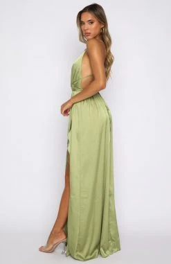 White Fox Boutique AU Clothing Akela Maxi Dress Matcha 9 White Fox Boutique AU Clothing Akela Maxi Dress Matcha