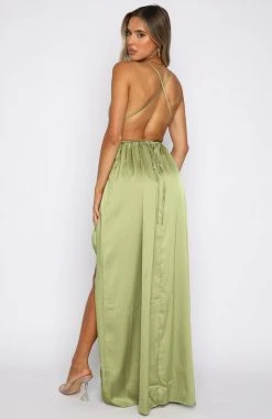 White Fox Boutique AU Clothing Akela Maxi Dress Matcha 10 White Fox Boutique AU Clothing Akela Maxi Dress Matcha