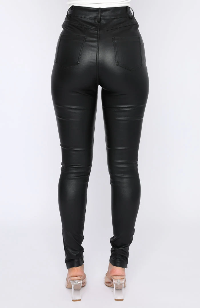 White Fox Boutique AU Clothing Style Code PU Pants Black 6 White Fox Boutique AU Clothing Style Code PU Pants Black