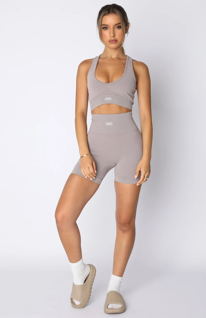 White Fox Boutique AU Activewear Flex Zone Seamless Bike Shorts Stone Acid 7 White Fox Boutique AU Activewear Flex Zone Seamless Bike Shorts Stone Acid