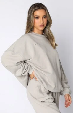 White Fox Boutique AU Own The Moment Sweater Mushroom Clothing