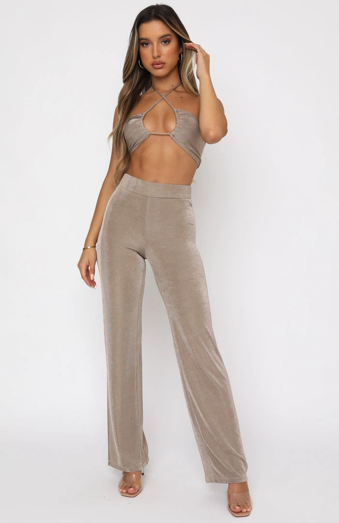 White Fox Boutique AU Think About It Pants Mocha 7 White Fox Boutique AU Think About It Pants Mocha