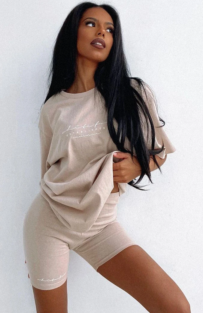 Whitefox Boutique Established Tee Sand 9 Whitefox Boutique Established Tee Sand