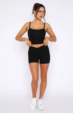 White Fox Boutique AU Weekend Chill Bike Shorts Black Clothing 13 White Fox Boutique AU Weekend Chill Bike Shorts Black Clothing