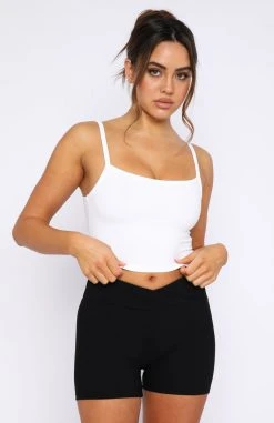 White Fox Boutique AU Clothing New Romance Crop White