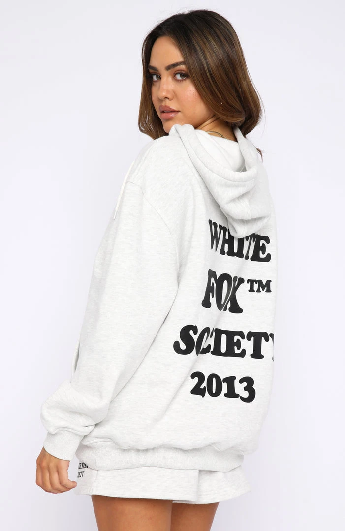 White Fox Boutique AU Go Bold Hoodie Grey Marle Clothing 6 White Fox Boutique AU Go Bold Hoodie Grey Marle Clothing