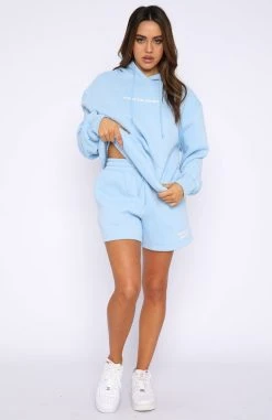 White Fox Boutique AU Go Bold Hoodie Blue Clothing