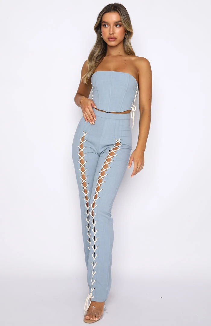 White Fox Boutique AU Met Your Expectations Crop Steel 7 White Fox Boutique AU Met Your Expectations Crop Steel