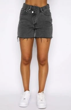 White Fox Boutique AU Let's Go Denim Shorts Black Acid Clothing 9 White Fox Boutique AU Let's Go Denim Shorts Black Acid Clothing