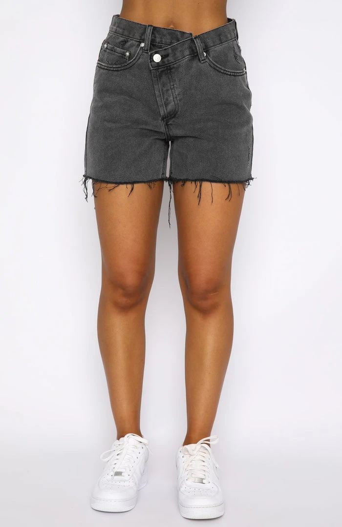 White Fox Boutique AU Let's Go Denim Shorts Black Acid Clothing 4 White Fox Boutique AU Let's Go Denim Shorts Black Acid Clothing