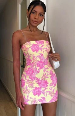 White Fox Boutique AU Sunset Skies Mini Dress Summer Blossom