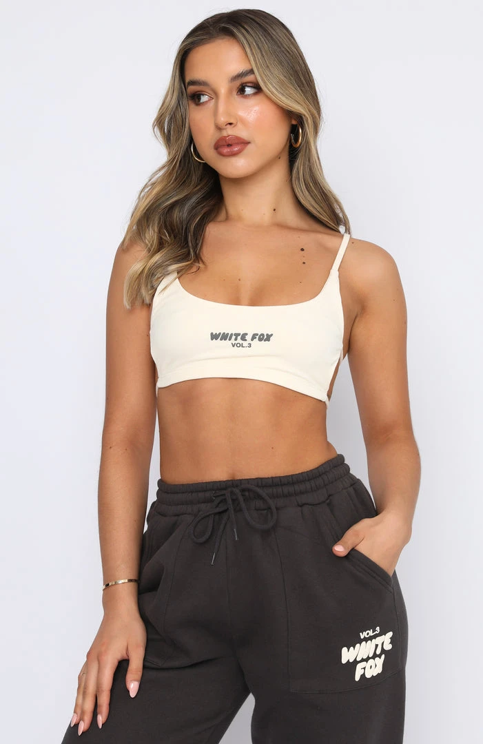 White Fox Boutique AU Offstage Ribbed Crop Vanilla 4 White Fox Boutique AU Offstage Ribbed Crop Vanilla