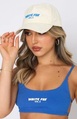 White Fox Boutique AU Offstage Cap Buttercream Restocked