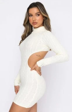 White Fox Boutique AU Dresses Good Form Mini Dress Cream 11 White Fox Boutique AU Dresses Good Form Mini Dress Cream