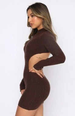 White Fox Boutique AU Good Form Mini Dress Chocolate Dresses 13 White Fox Boutique AU Good Form Mini Dress Chocolate Dresses