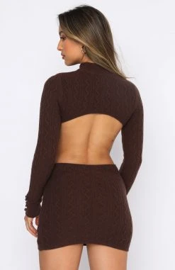 White Fox Boutique AU Good Form Mini Dress Chocolate Dresses 14 White Fox Boutique AU Good Form Mini Dress Chocolate Dresses