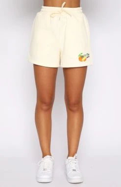 White Fox Boutique AU Call Me Yours Lounge Shorts Butter