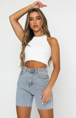 White Fox Boutique AU Young And Free Denim Shorts Blue Denim Clothing 16 White Fox Boutique AU Young And Free Denim Shorts Blue Denim Clothing