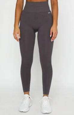 White Fox Boutique AU Restocked Seamless High Waisted Leggings Shadow