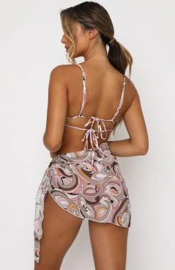 White Fox Boutique AU Island Breeze Sarong Geo Print