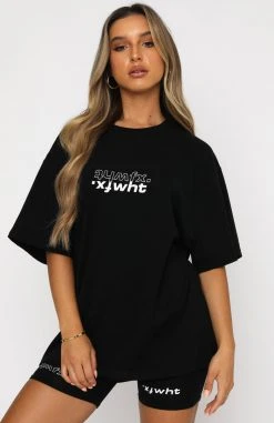 White Fox Boutique AU Catching Feelings Tee Black