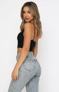 White Fox Boutique AU She's Wild Bustier Black Clothing 10 White Fox Boutique AU She's Wild Bustier Black Clothing