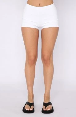 White Fox Boutique AU Clothing So Sweet Shorts White
