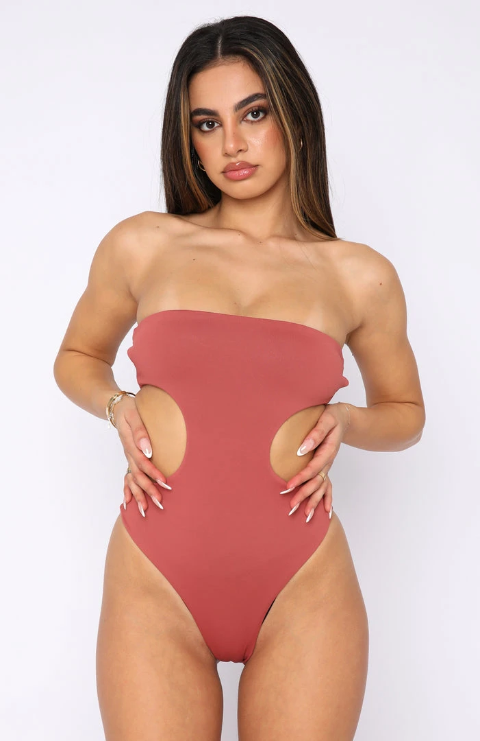 White Fox Boutique AU Cutting Corners Bodysuit Rust 4 White Fox Boutique AU Cutting Corners Bodysuit Rust