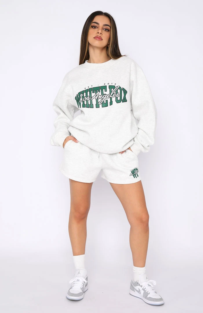 White Fox Boutique AU On The Trend Sweater Grey Marle 7 White Fox Boutique AU On The Trend Sweater Grey Marle