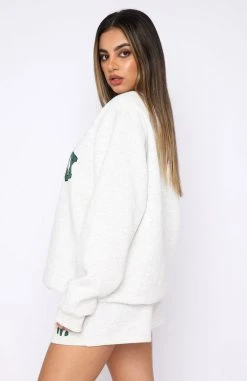 White Fox Boutique AU On The Trend Sweater Grey Marle 12 White Fox Boutique AU On The Trend Sweater Grey Marle