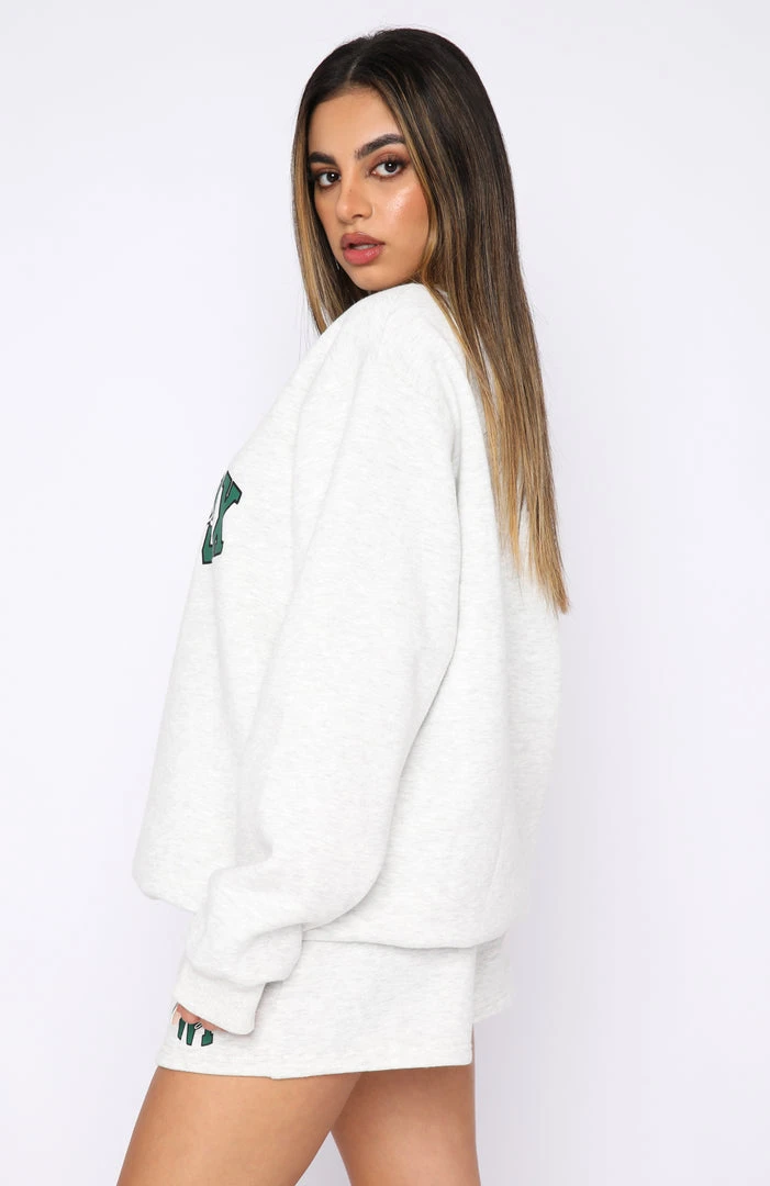 White Fox Boutique AU On The Trend Sweater Grey Marle 6 White Fox Boutique AU On The Trend Sweater Grey Marle