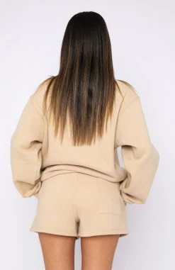 White Fox Boutique AU On The Trend Sweater Sand Clothing